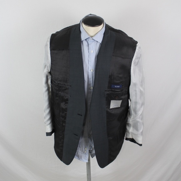 PAL ZILERI recent grey wool blazer ITALY 42R US - Picture 7 of 8